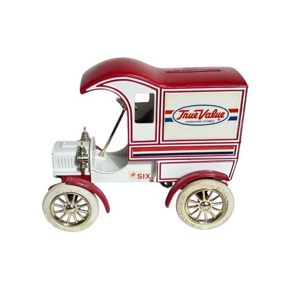 ERTL Old Vintage 1905 Ford Model T Delivery Car Bank Advertising True Value - Picture 4 of 11
